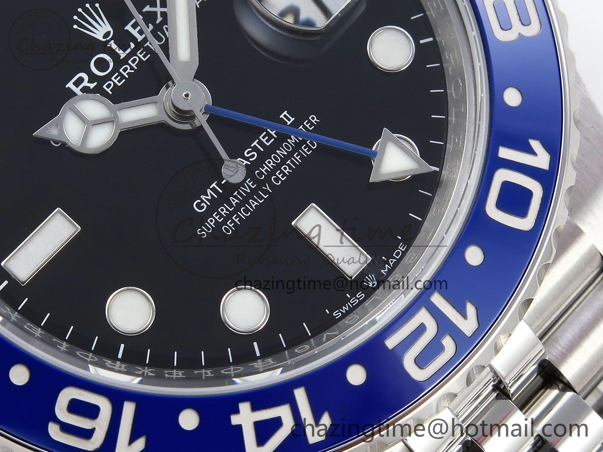 AllSeason GMT Master II 126710 BLNR HGF 904L SS 1:1 Best Edition on Jubilee Bracelet VR3186 CHS 1458