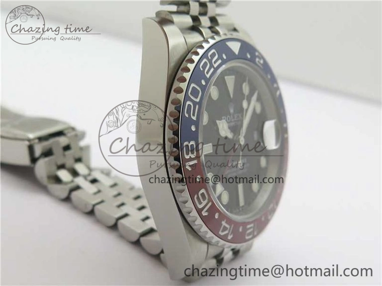 ZeroBulk GMT-Master II 126710 BLRO 904L BP Maker 1:1 Best Edition Black Dial On 904L Jubilee Bracelet A3285 (Correct Hand Stack) 2517
