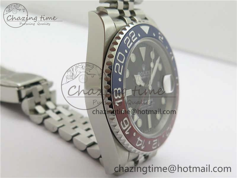 ZeroBulk GMT-Master II 126710 BLRO 904L BP Maker 1:1 Best Edition Black Dial On 904L Jubilee Bracelet A3285 (Correct Hand Stack) 2517