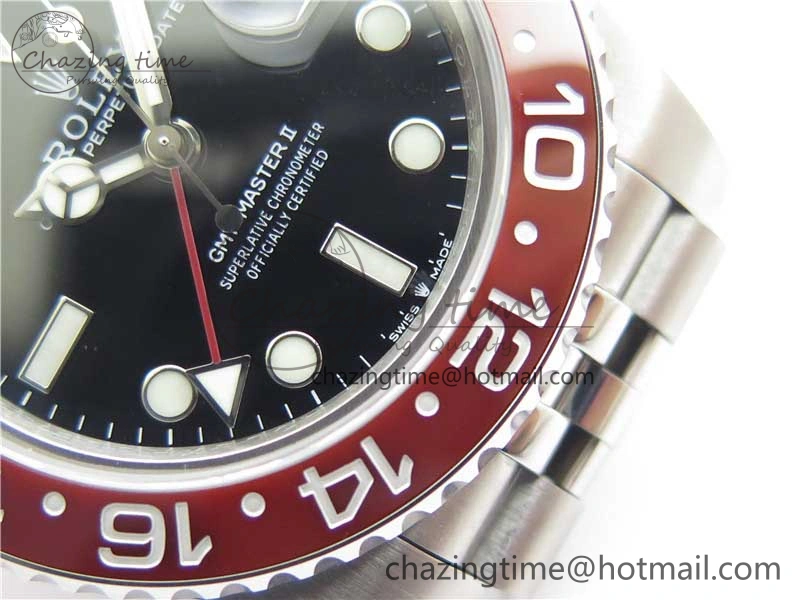 ZeroBulk GMT-Master II 126710 BLRO 904L BP Maker 1:1 Best Edition Black Dial On 904L Jubilee Bracelet A3285 (Correct Hand Stack) 2517