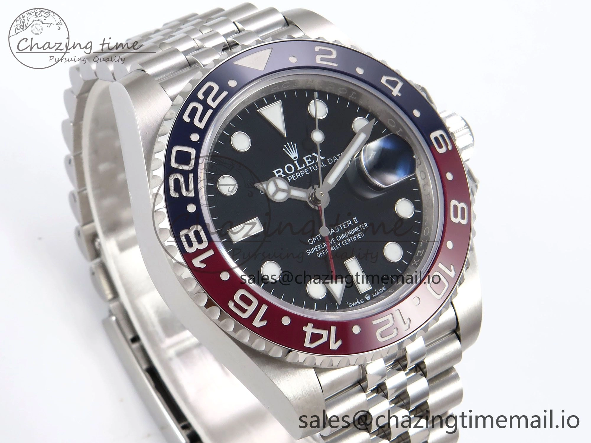 GMT-Master II 126710 BLRO 904L EF 1:1 Best Edition on Jubilee Bracelet SH3285 CHS Affordable 1021