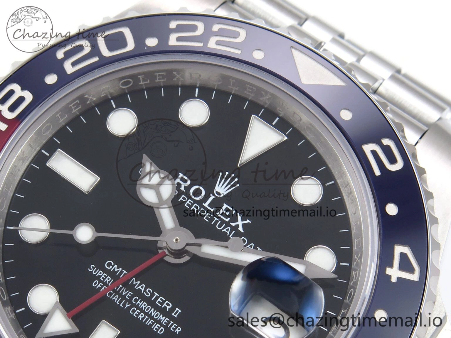 GMT-Master II 126710 BLRO 904L EF 1:1 Best Edition on Jubilee Bracelet SH3285 CHS Affordable 1021