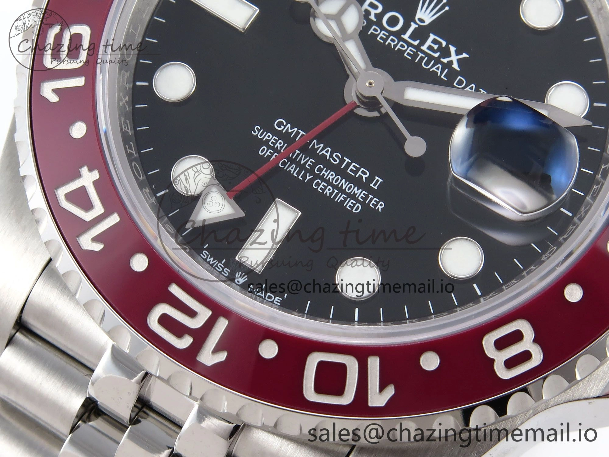 GMT-Master II 126710 BLRO 904L EF 1:1 Best Edition on Jubilee Bracelet SH3285 CHS Affordable 1021