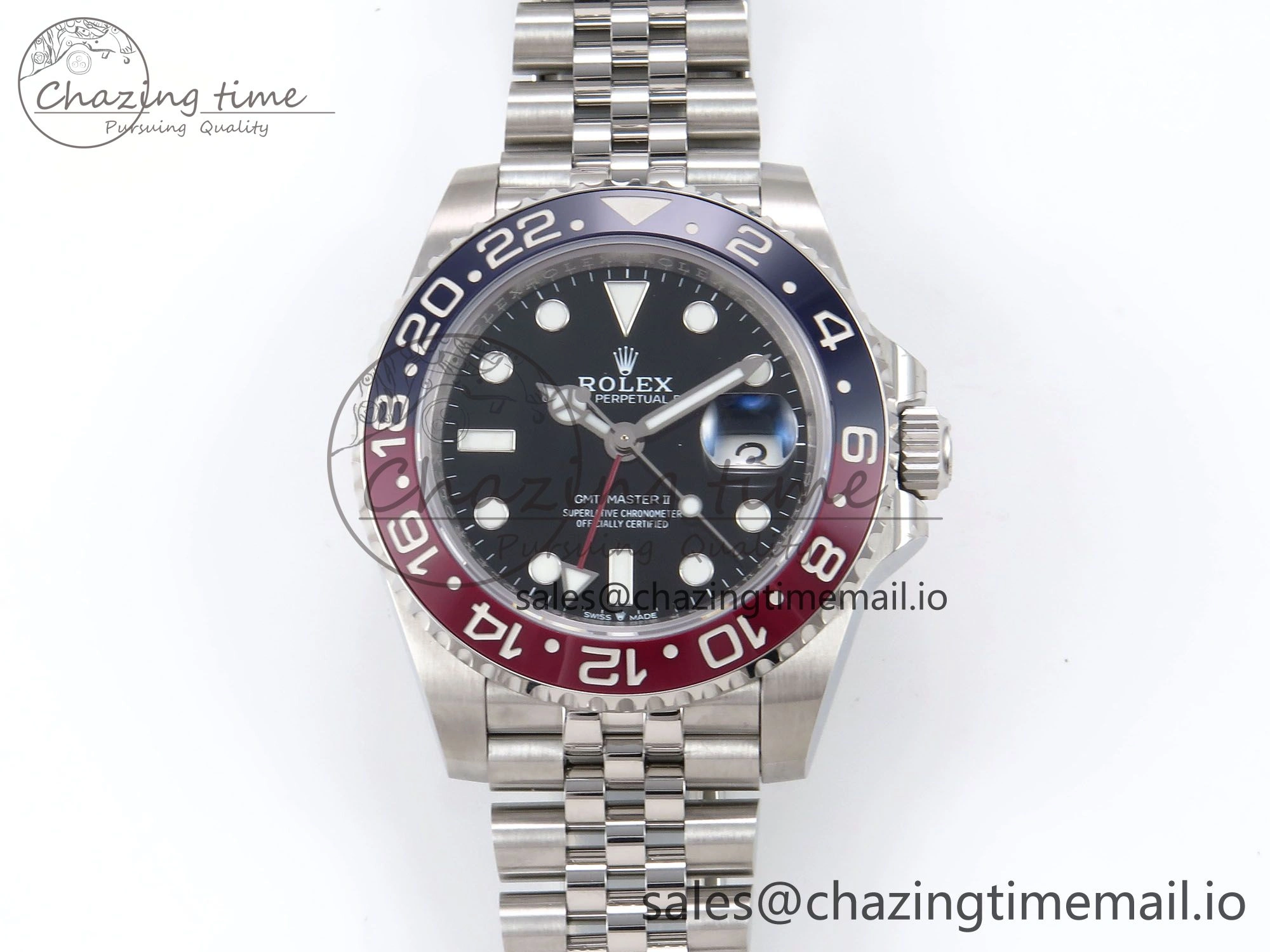 GMT-Master II 126710 BLRO 904L EF 1:1 Best Edition on Jubilee Bracelet SH3285 CHS Affordable 1021