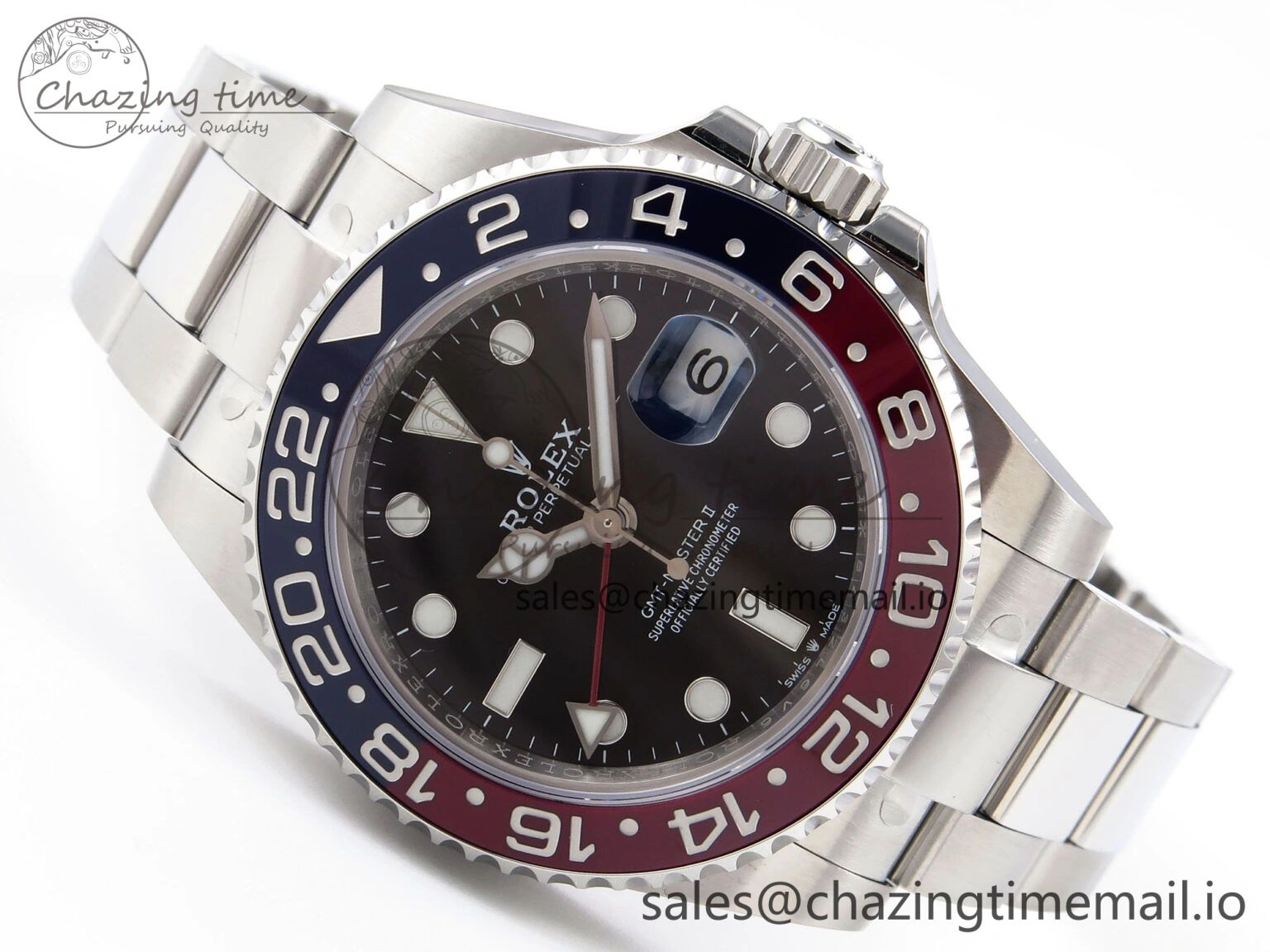 GMT-Master II 126710 BLRO 904L EF 1:1 Best Edition on Oyster Bracelet SH3285 CHS Classic 1016