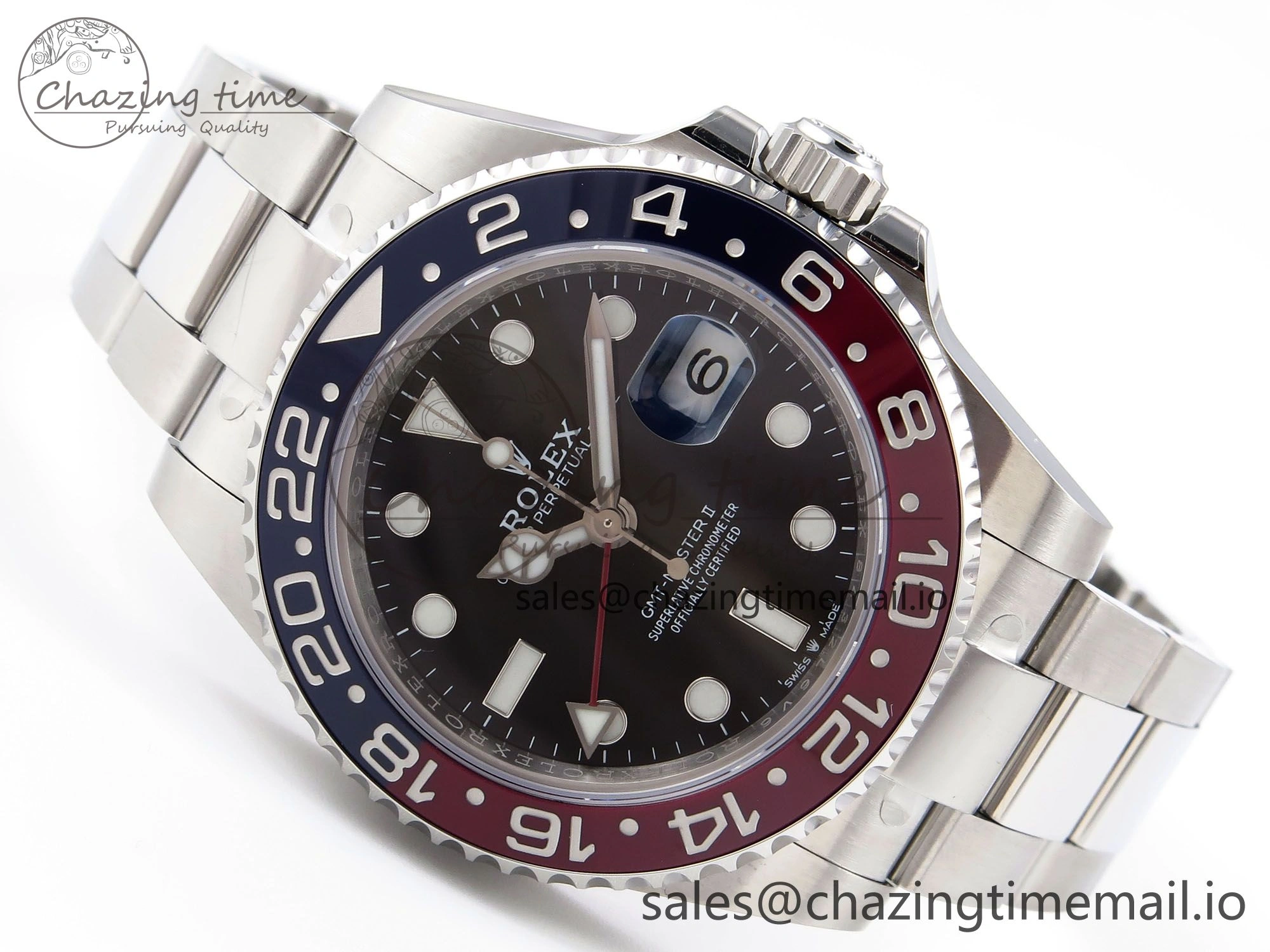 GMT-Master II 126710 BLRO 904L EF 1:1 Best Edition on Oyster Bracelet SH3285 CHS Classic 1016
