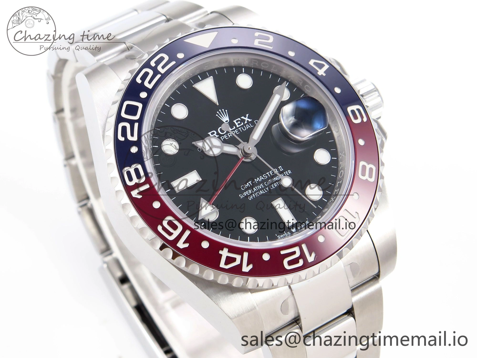 GMT-Master II 126710 BLRO 904L EF 1:1 Best Edition on Oyster Bracelet SH3285 CHS Classic 1016