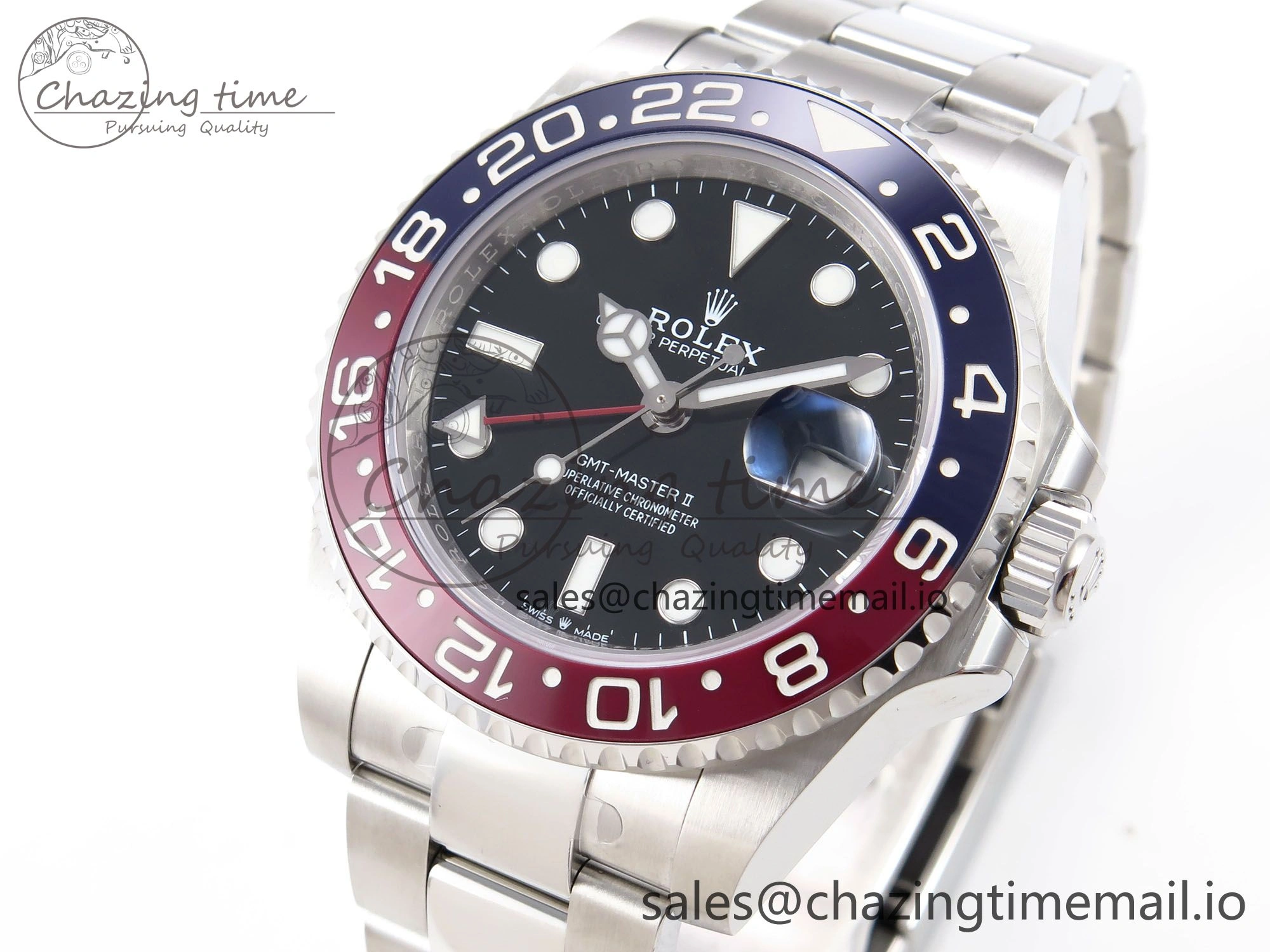 GMT-Master II 126710 BLRO 904L EF 1:1 Best Edition on Oyster Bracelet SH3285 CHS Classic 1016