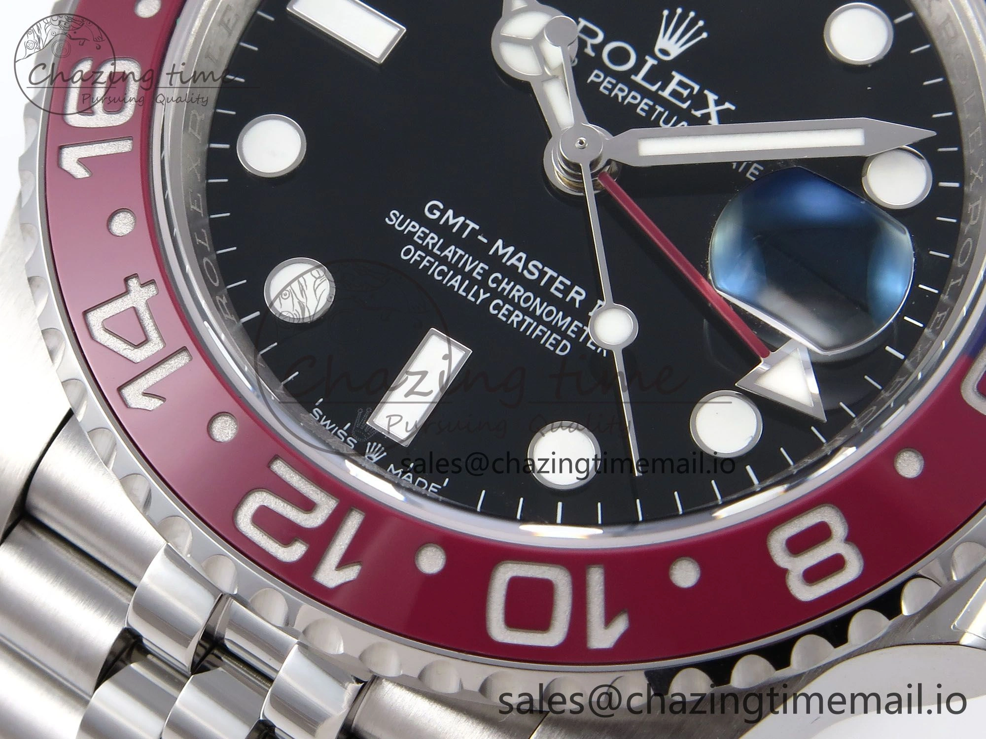 GMT-Master II 126710 BLRO 904L EWEF 1:1 Best Edition on SS Jubilee Bracelet SH3285 CHS Packable 1065