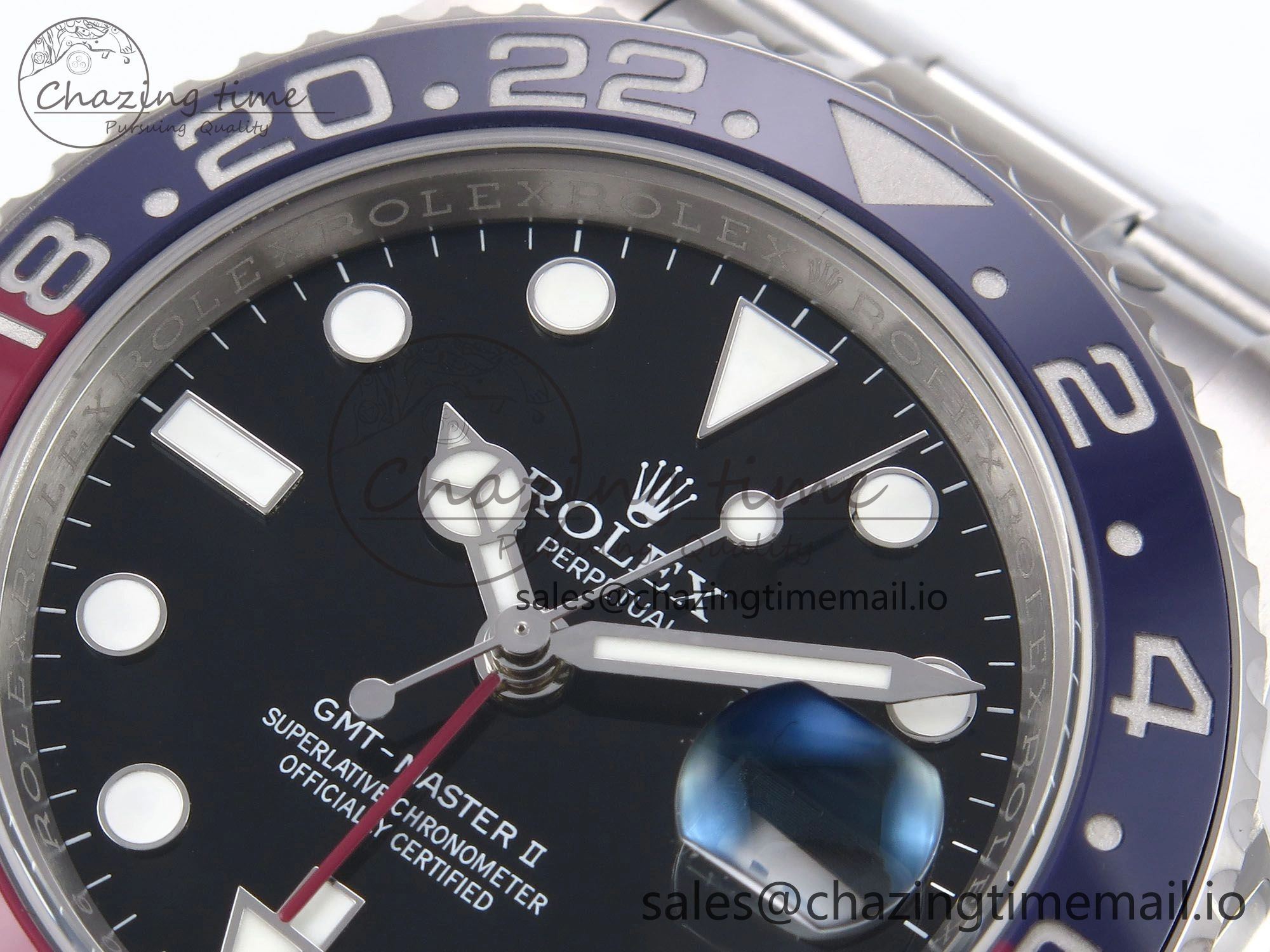 Sophisticated GMT-Master II 126710 BLRO 904L EWEF 1:1 Best Edition on SS Oyster Bracelet SH3285 CHS 1062