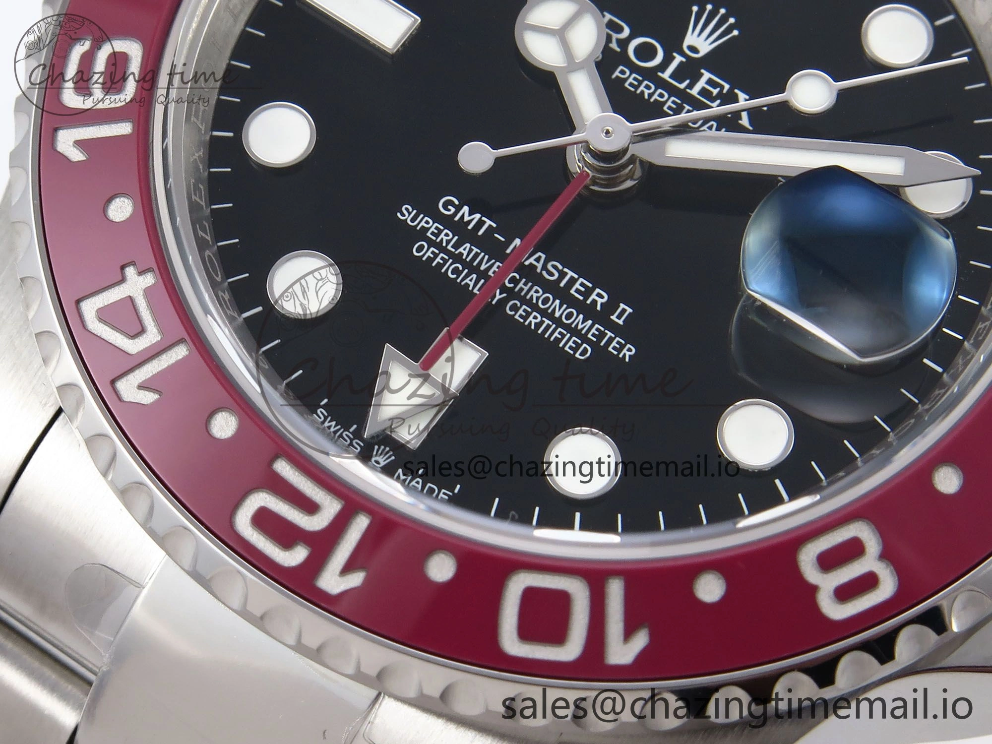Sophisticated GMT-Master II 126710 BLRO 904L EWEF 1:1 Best Edition on SS Oyster Bracelet SH3285 CHS 1062