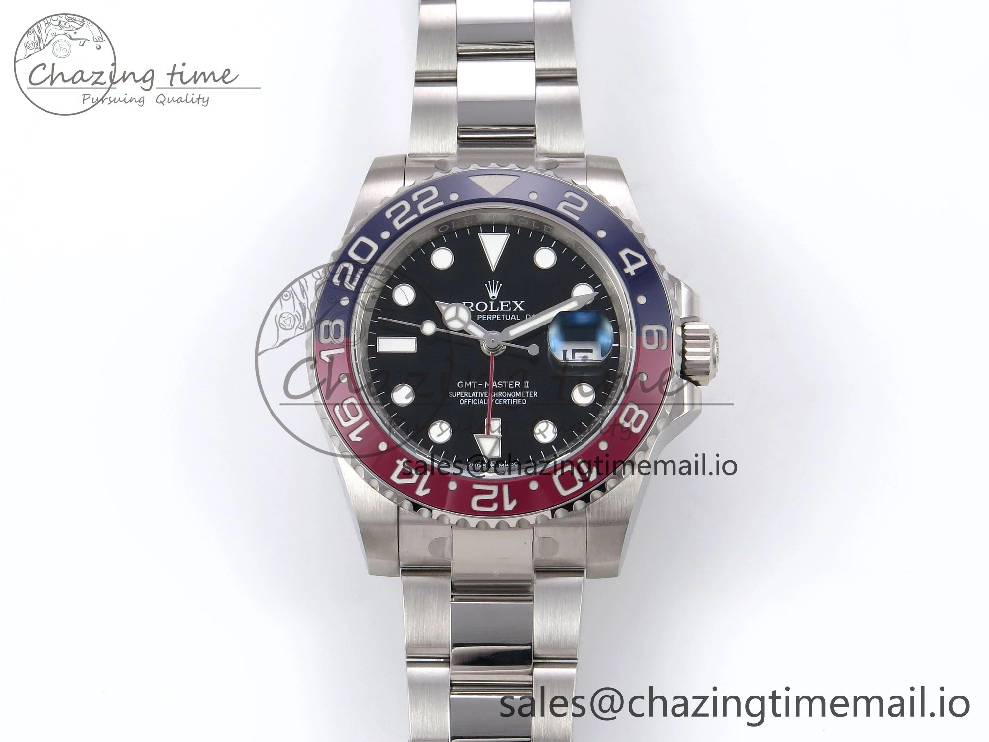 Sophisticated GMT-Master II 126710 BLRO 904L EWEF 1:1 Best Edition on SS Oyster Bracelet SH3285 CHS 1062