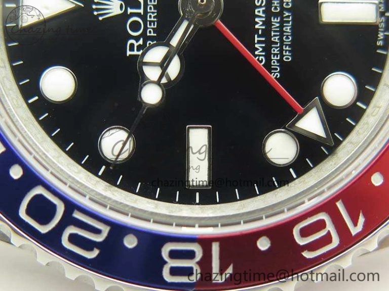 Versatile GMT-Master II 126710 BLRO 904L GMF Best Edition Black Dial On 904L Jubilee Bracelet A 3480