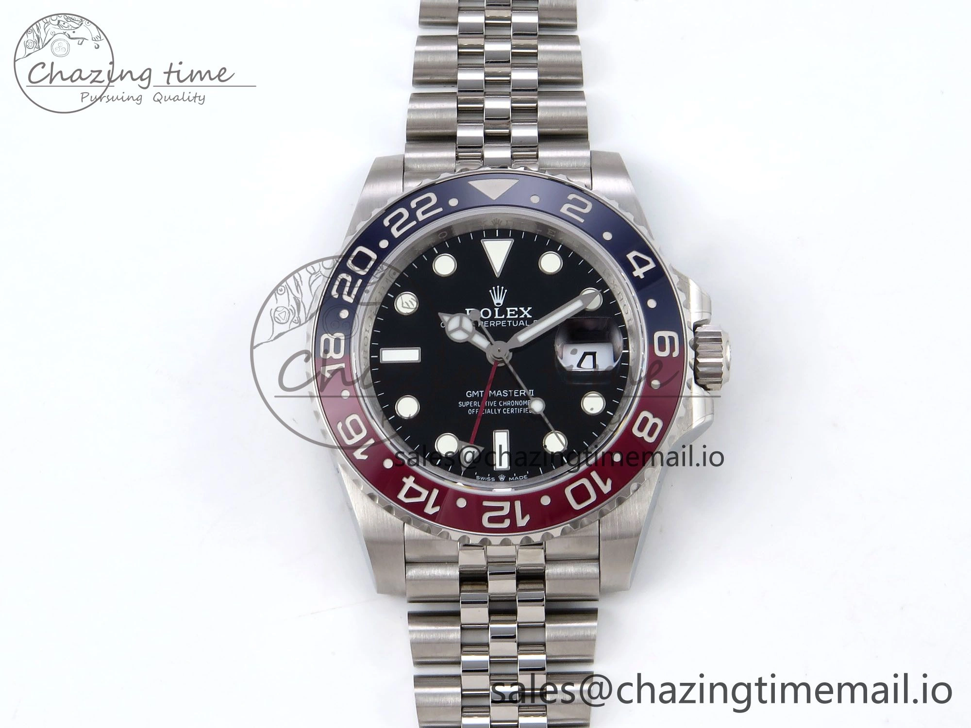 Snug GMT-Master II 126710 BLRO 904L QF 1:1 Best Edition on Jubilee Bracelet SH3285 V 1221