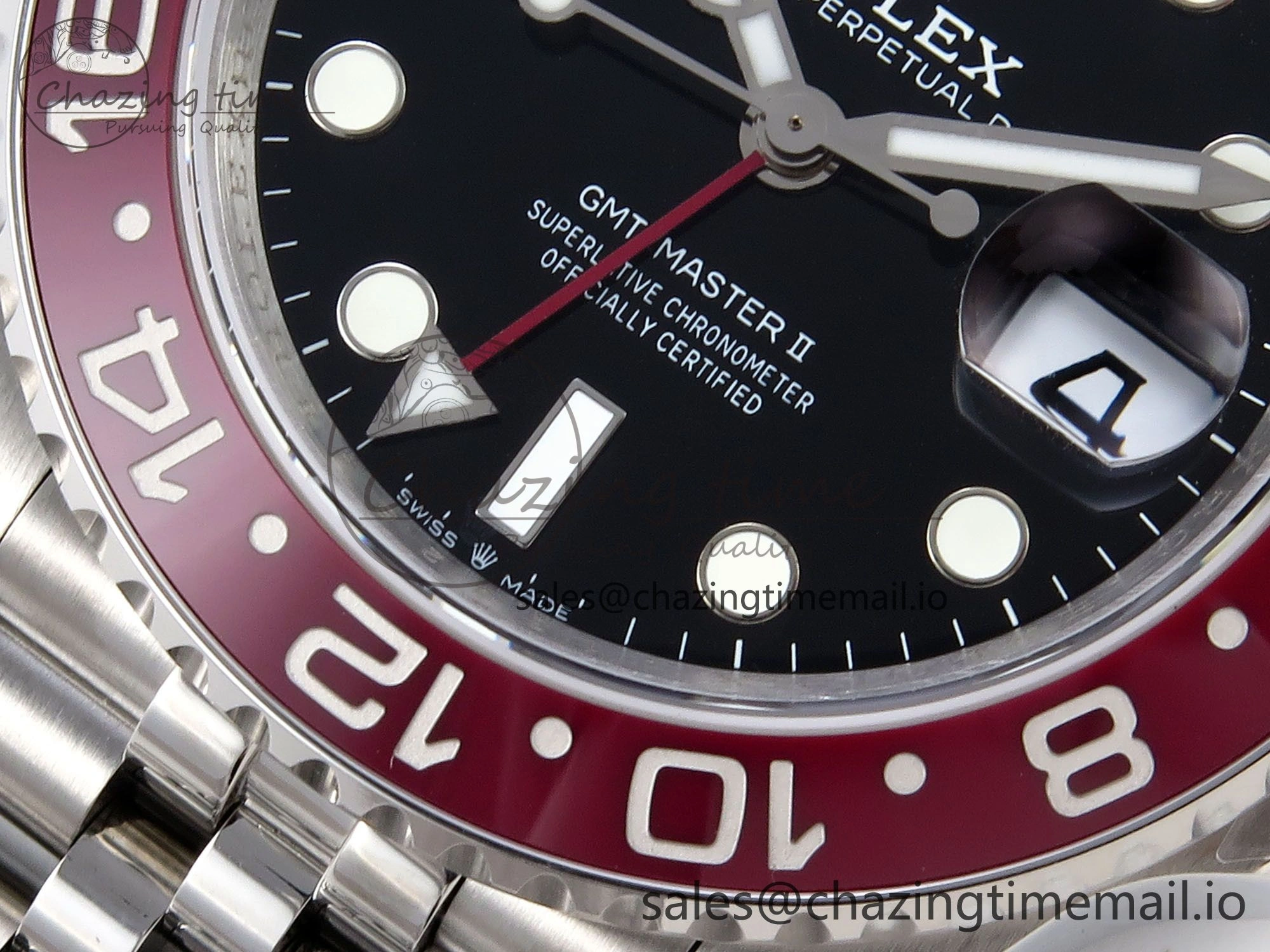 Snug GMT-Master II 126710 BLRO 904L QF 1:1 Best Edition on Jubilee Bracelet SH3285 V 1221