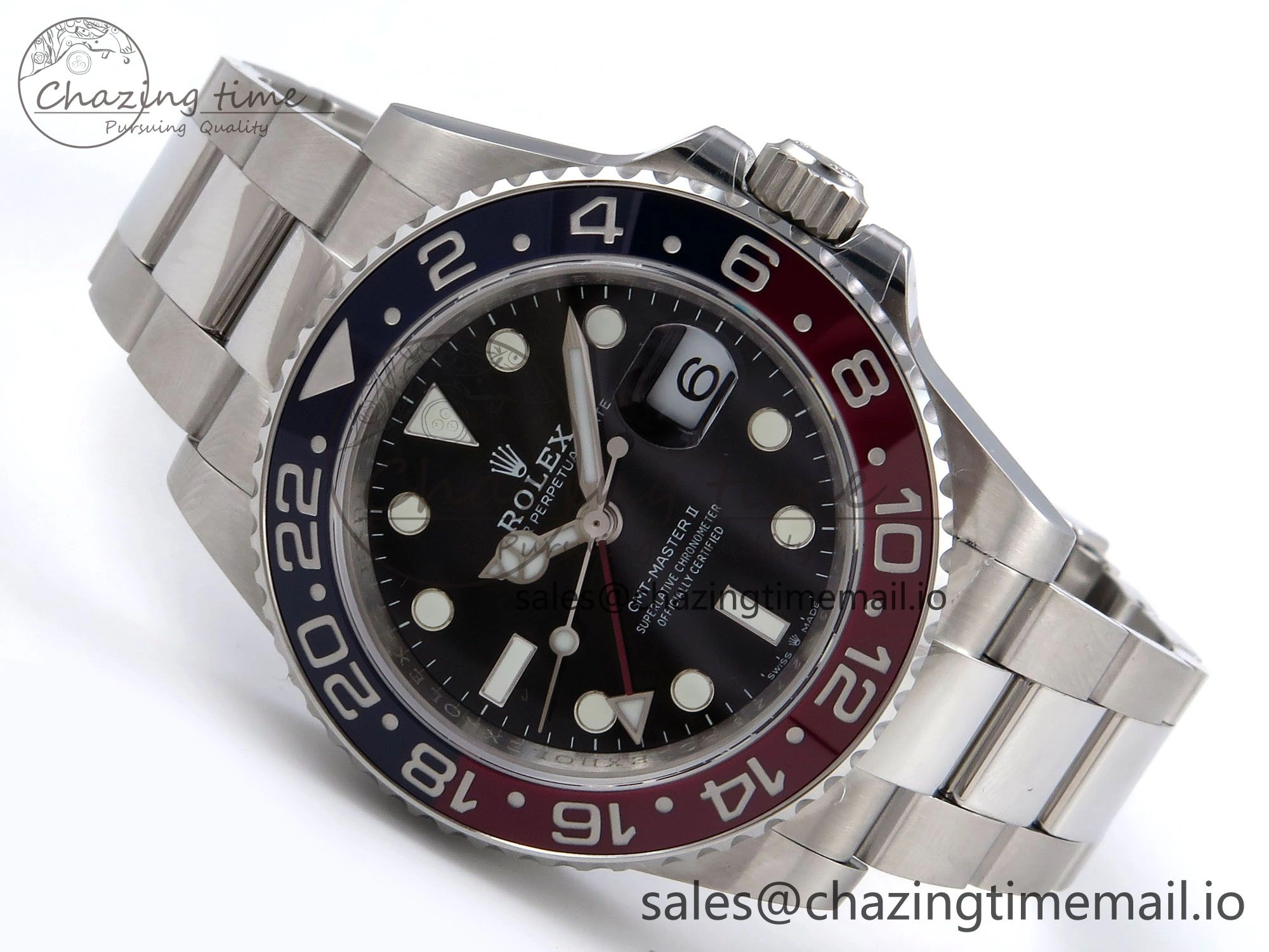 GMT-Master II 126710 BLRO 904L QF 1:1 Best Edition on Oyster Bracelet SH3285 V Sporty 1215
