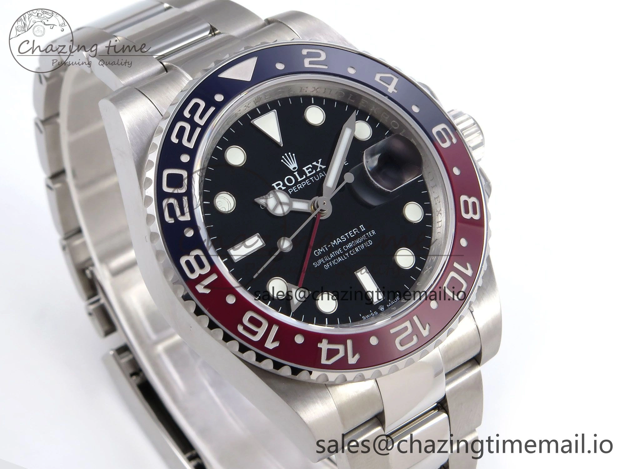 GMT-Master II 126710 BLRO 904L QF 1:1 Best Edition on Oyster Bracelet SH3285 V Sporty 1215