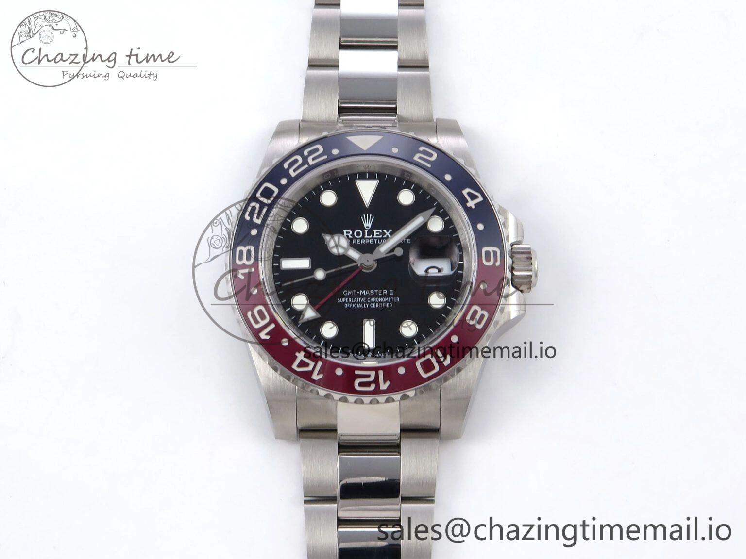 GMT-Master II 126710 BLRO 904L QF 1:1 Best Edition on Oyster Bracelet SH3285 V Sporty 1215