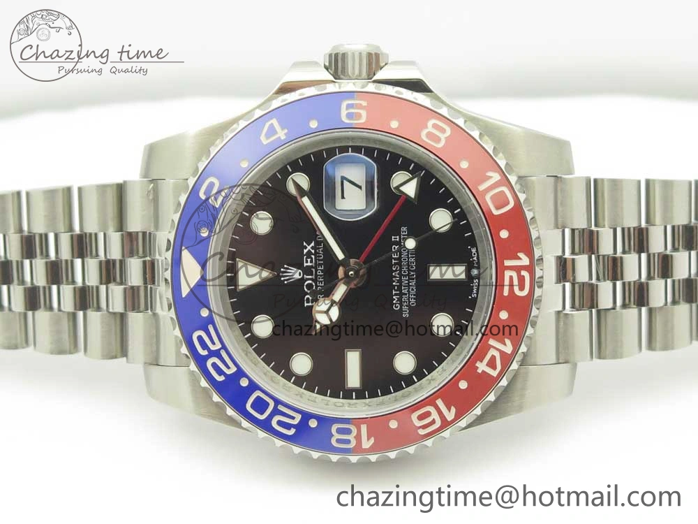 GMT-Master II 126710 BLRO 904L Real Ceramic Bezel DJF Best Edition Black Dial on 904L Jubilee Bracelet A GoAnywhere 3311