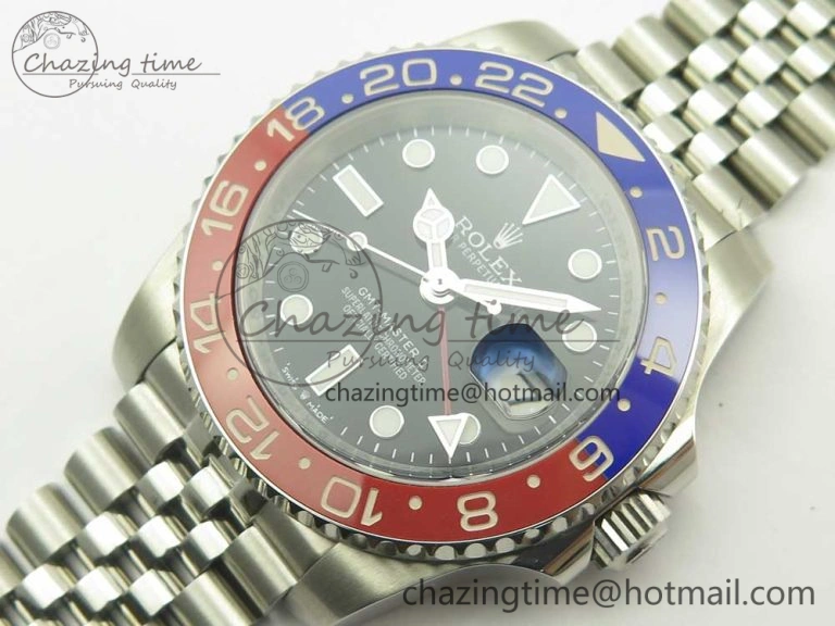 GMT-Master II 126710 BLRO 904L Real Ceramic Bezel DJF Best Edition Black Dial on 904L Jubilee Bracelet A GoAnywhere 3311