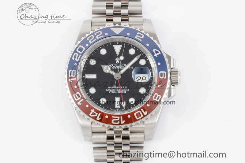 Packable GMT Master II 126710 BLRO 904L SS APF 1:1 Best Edition on Jubilee Bracelet VR3285 CHS 2048