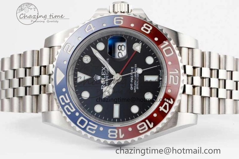 Packable GMT Master II 126710 BLRO 904L SS APF 1:1 Best Edition on Jubilee Bracelet VR3285 CHS 2048