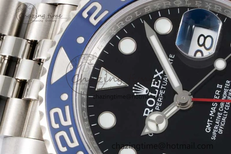 Packable GMT Master II 126710 BLRO 904L SS APF 1:1 Best Edition on Jubilee Bracelet VR3285 CHS 2048