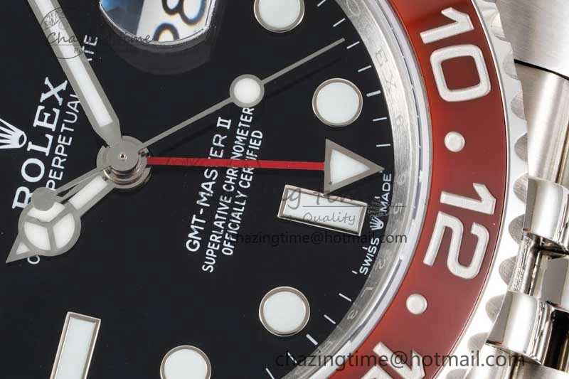 Packable GMT Master II 126710 BLRO 904L SS APF 1:1 Best Edition on Jubilee Bracelet VR3285 CHS 2048