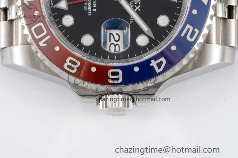 Packable GMT Master II 126710 BLRO 904L SS APF 1:1 Best Edition on Jubilee Bracelet VR3285 CHS 2048