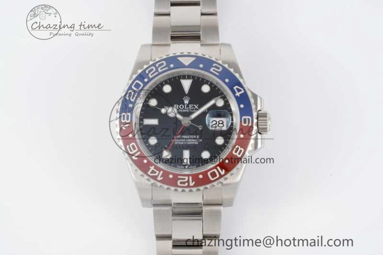 GMT Master II 126710 BLRO 904L SS APF 1:1 Best Edition on Oyster Bracelet VR3285 CHS UrbanChic 2046