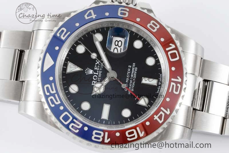 GMT Master II 126710 BLRO 904L SS APF 1:1 Best Edition on Oyster Bracelet VR3285 CHS UrbanChic 2046