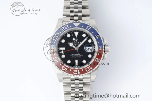 EasyMatch GMT Master II 126710 BLRO 904L SS KING Factory 1:1 Best Edition on Jubilee Bracelet K3285 CHS 2072