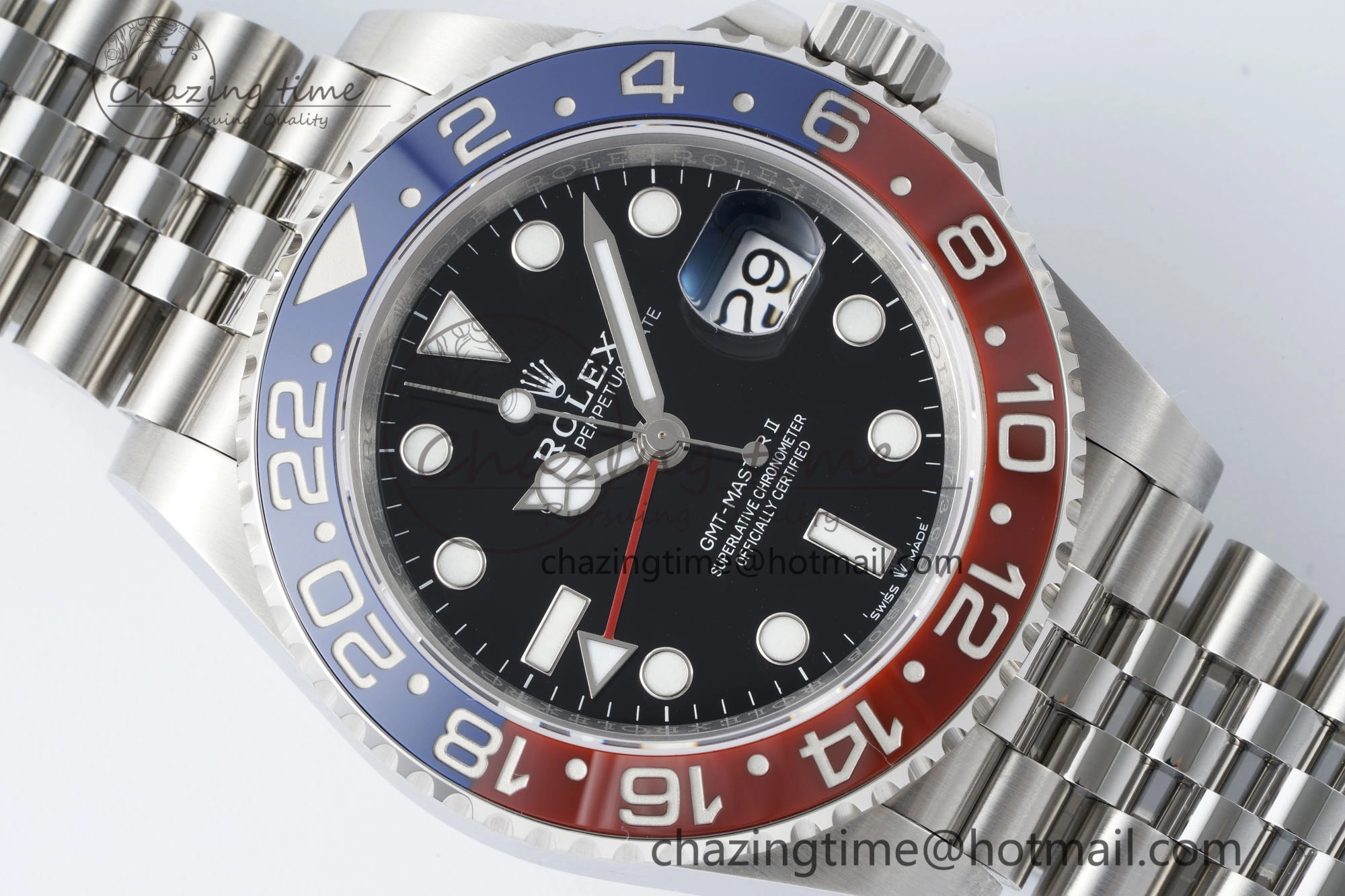EasyMatch GMT Master II 126710 BLRO 904L SS KING Factory 1:1 Best Edition on Jubilee Bracelet K3285 CHS 2072