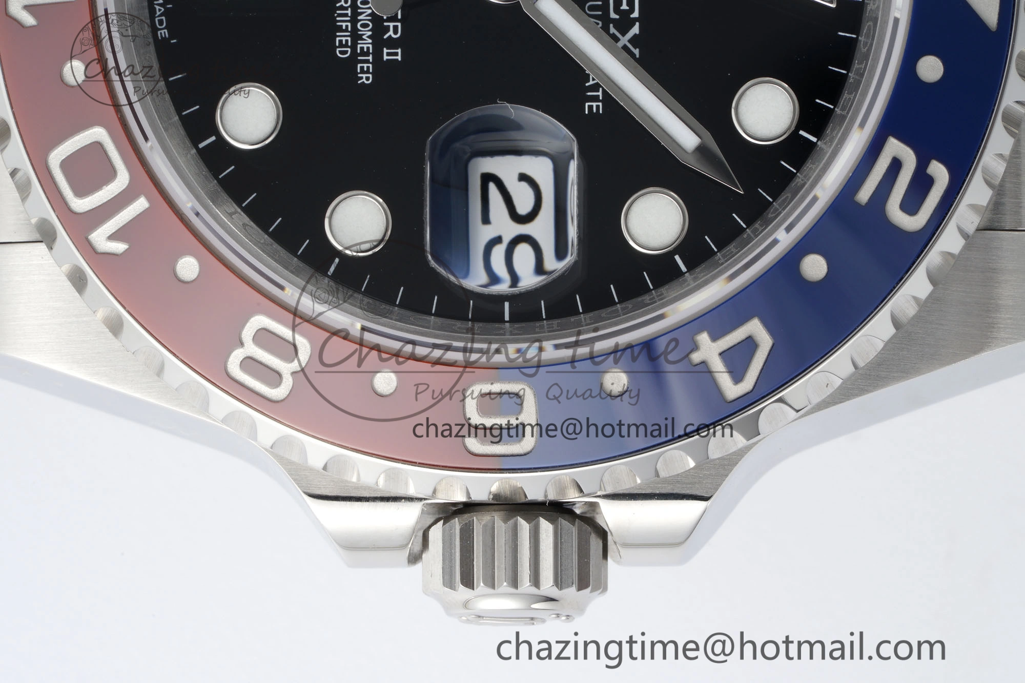 EasyMatch GMT Master II 126710 BLRO 904L SS KING Factory 1:1 Best Edition on Jubilee Bracelet K3285 CHS 2072