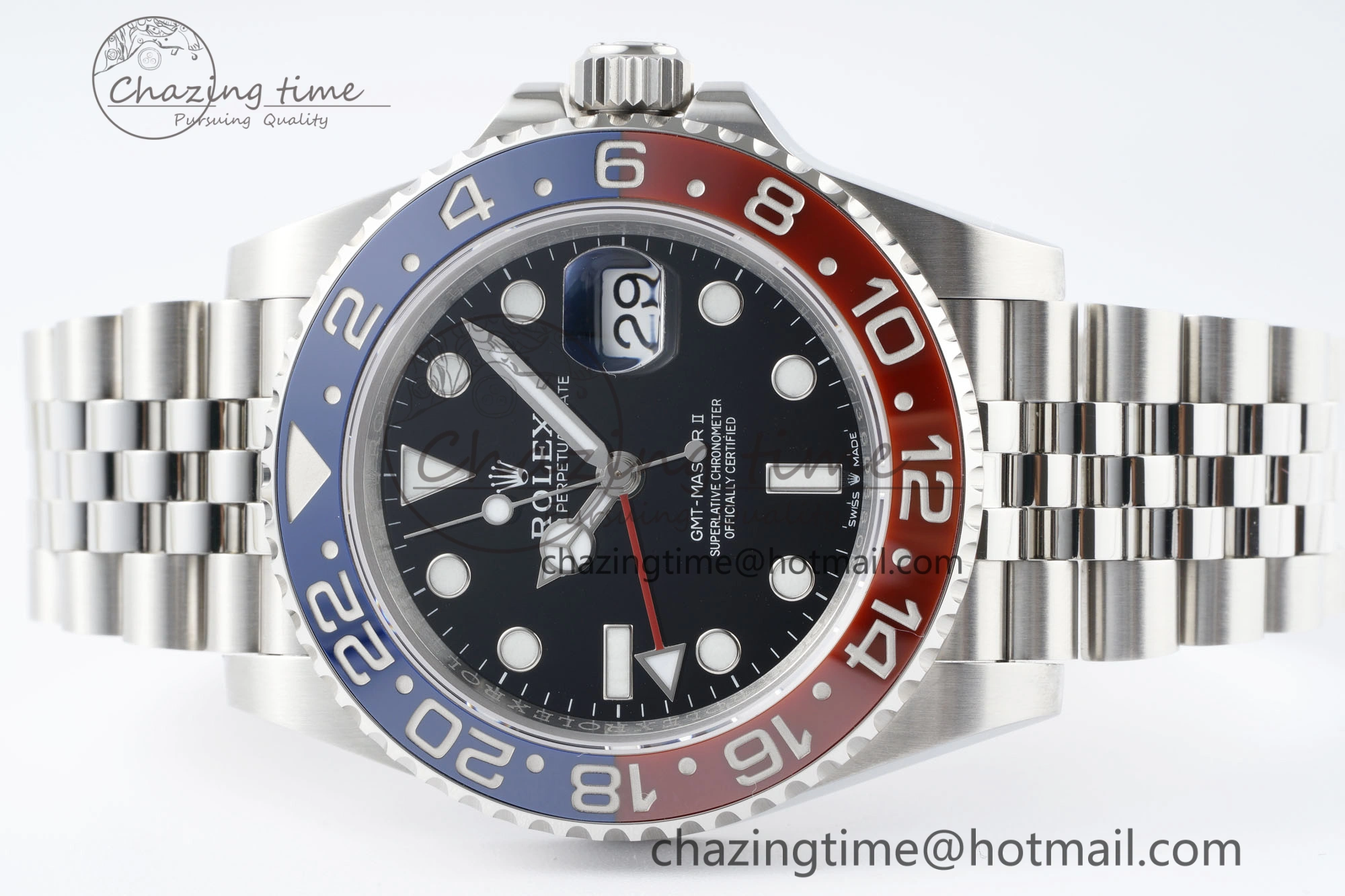 EasyMatch GMT Master II 126710 BLRO 904L SS KING Factory 1:1 Best Edition on Jubilee Bracelet K3285 CHS 2072