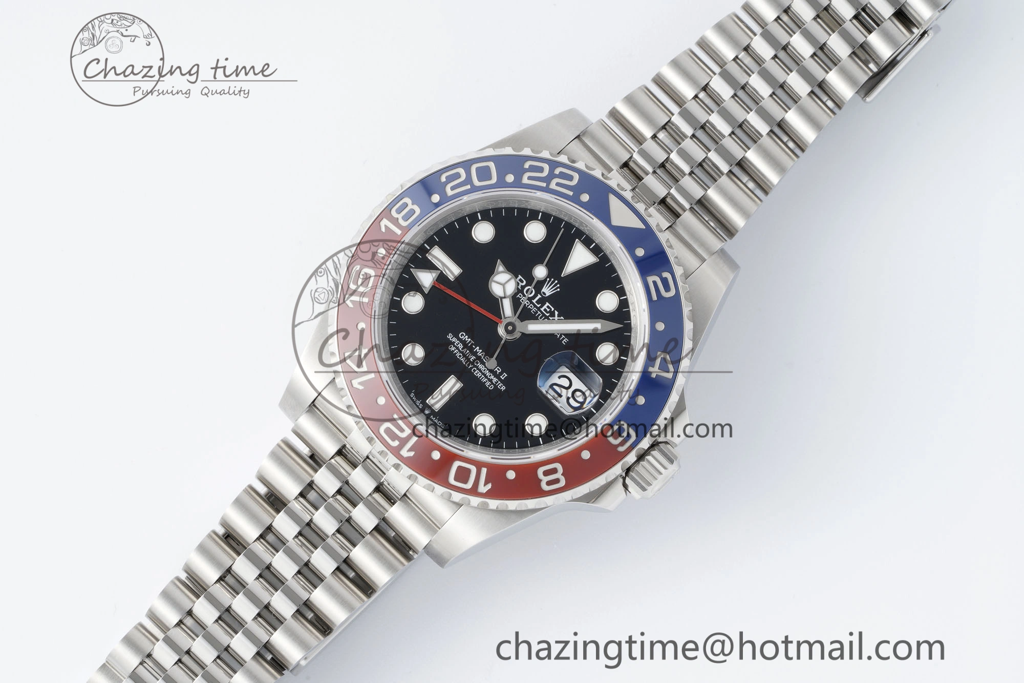 EasyMatch GMT Master II 126710 BLRO 904L SS KING Factory 1:1 Best Edition on Jubilee Bracelet K3285 CHS 2072
