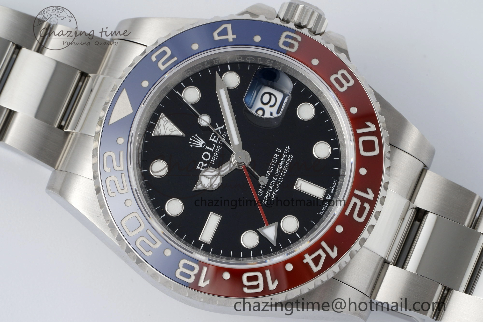 Compact GMT Master II 126710 BLRO 904L SS KING Factory 1:1 Best Edition on Oyster Bracelet K3285 CHS 2073