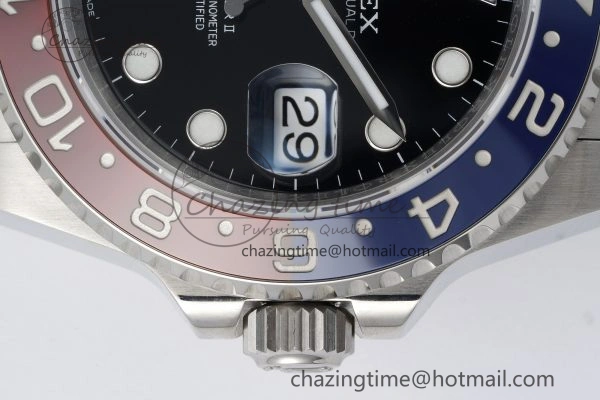 Compact GMT Master II 126710 BLRO 904L SS KING Factory 1:1 Best Edition on Oyster Bracelet K3285 CHS 2073