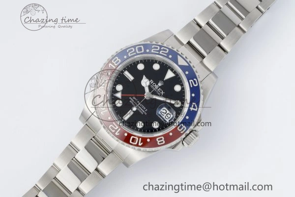Compact GMT Master II 126710 BLRO 904L SS KING Factory 1:1 Best Edition on Oyster Bracelet K3285 CHS 2073