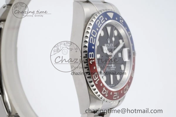 Compact GMT Master II 126710 BLRO 904L SS KING Factory 1:1 Best Edition on Oyster Bracelet K3285 CHS 2073