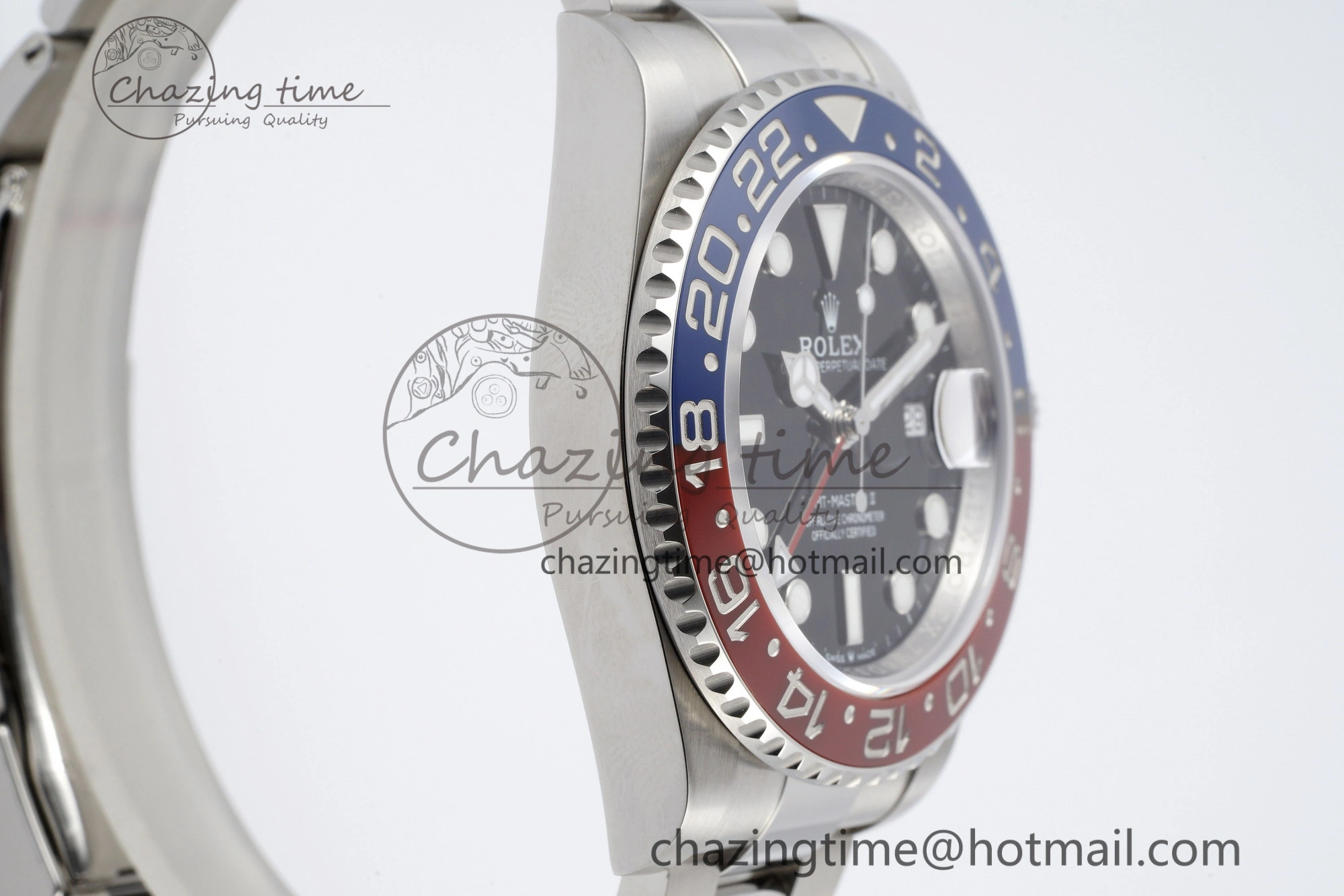 Compact GMT Master II 126710 BLRO 904L SS KING Factory 1:1 Best Edition on Oyster Bracelet K3285 CHS 2073