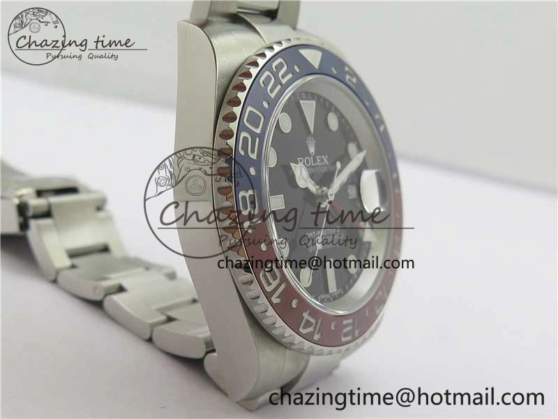 GMT Master II 126710 BLRO 904L SS MIF 1:1 Best Edition on Oyster Bracelet SA3186 CHS WrinkleFree 2553