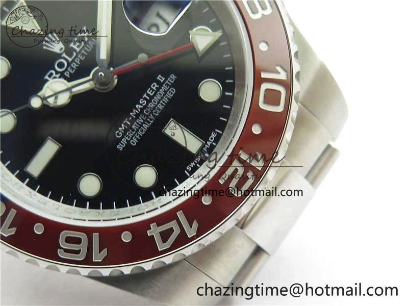 GMT Master II 126710 BLRO 904L SS MIF 1:1 Best Edition on Oyster Bracelet SA3186 CHS WrinkleFree 2553