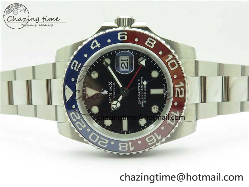 GMT Master II 126710 BLRO 904L SS MIF 1:1 Best Edition on Oyster Bracelet SA3186 CHS WrinkleFree 2553