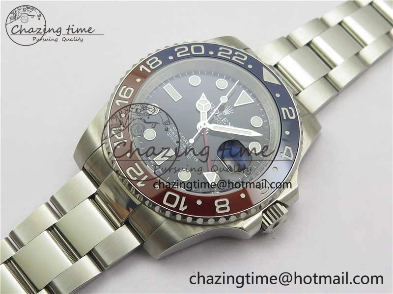 GMT Master II 126710 BLRO 904L SS MIF 1:1 Best Edition on Oyster Bracelet SA3186 CHS WrinkleFree 2553