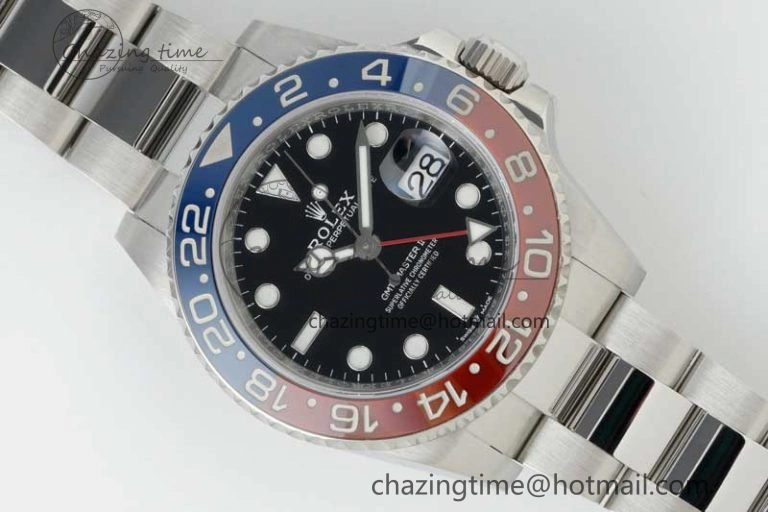 GMT Master II 126710 BLRO 904L SS NTF1:1 Best Edition on Oyster Bracelet VR3186 CHS DailyWear 2297