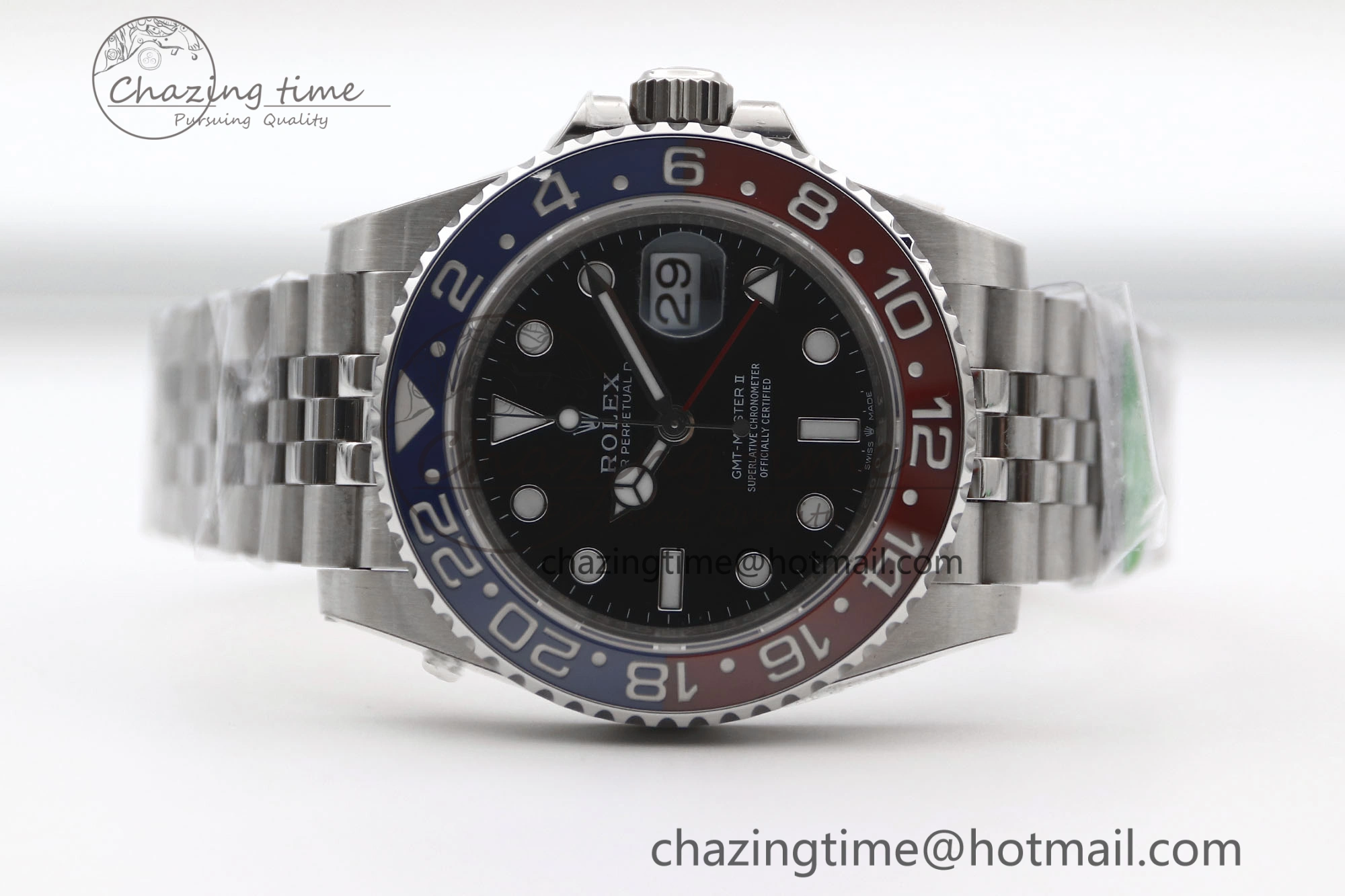 GMT Master II 126710 BLRO 904L SS TW+ Best Edition on Jubilee Bracelet VR3285 CHS Breathable 1983