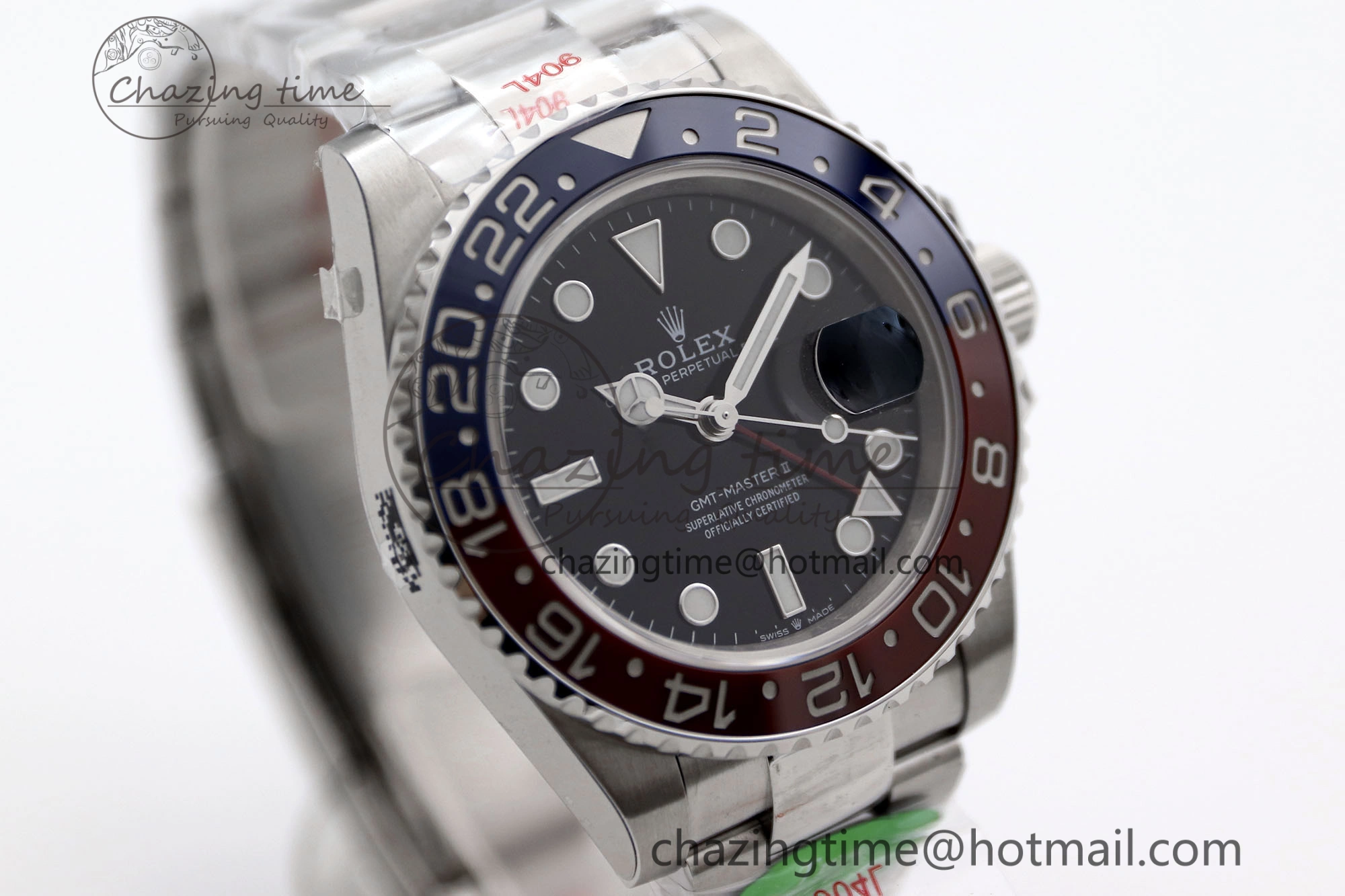 GMT Master II 126710 BLRO 904L SS TW+ Best Edition on Oyster Bracelet VR3285 CHS NewStyle 1985