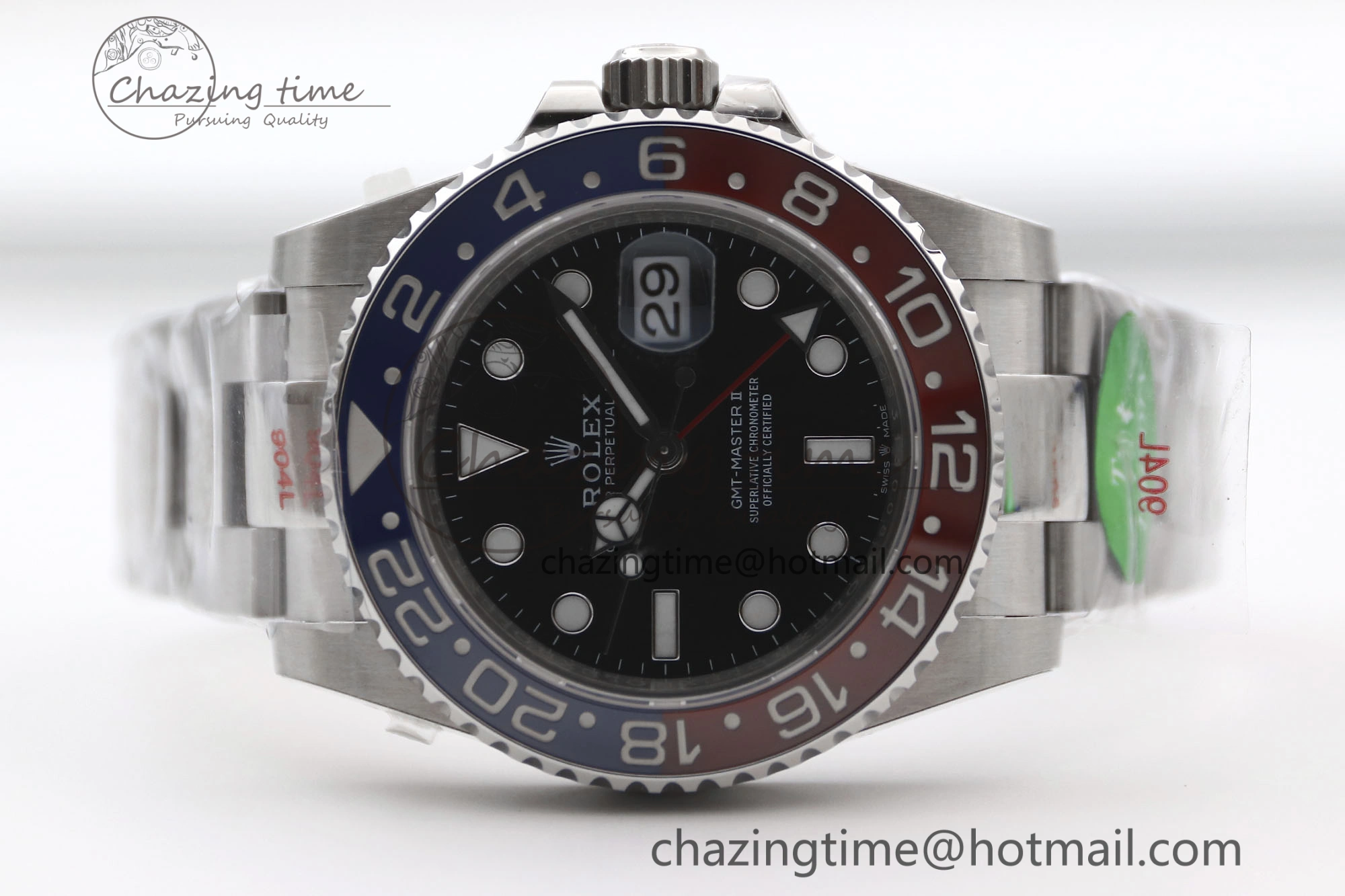 GMT Master II 126710 BLRO 904L SS TW+ Best Edition on Oyster Bracelet VR3285 CHS NewStyle 1985