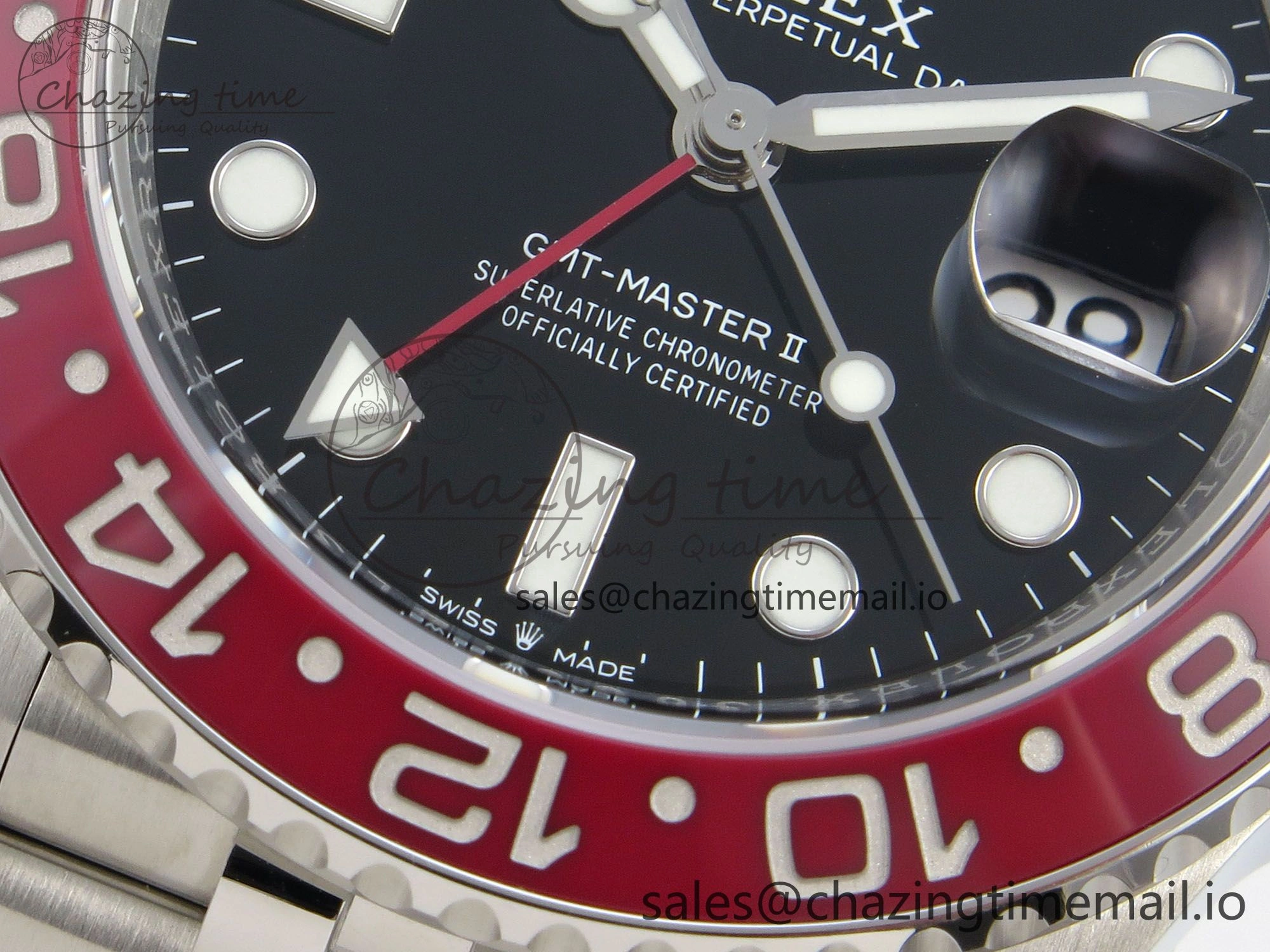 TopPick GMT-Master II 126710 BLRO 904L SS VSF 1:1 Best Edition Black Dial On Jubilee Bracelet DD3285 CHS V 42